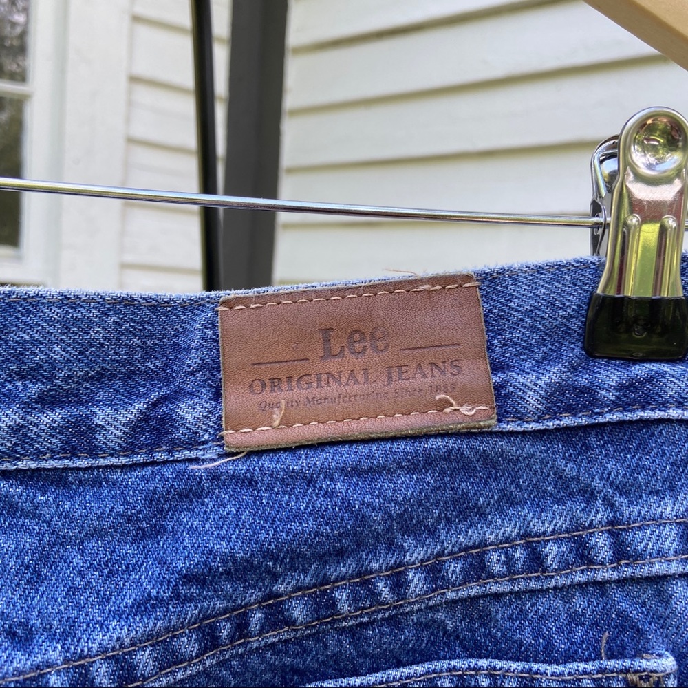 🍄5/$25 Vtg Lee • Tapered High Rise Jeans - Picture 7 of 8